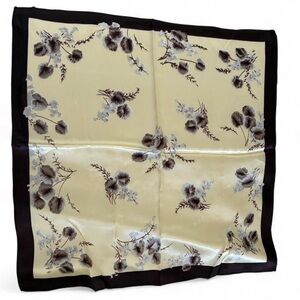 Silk floral print square scarf/wrap Brand New